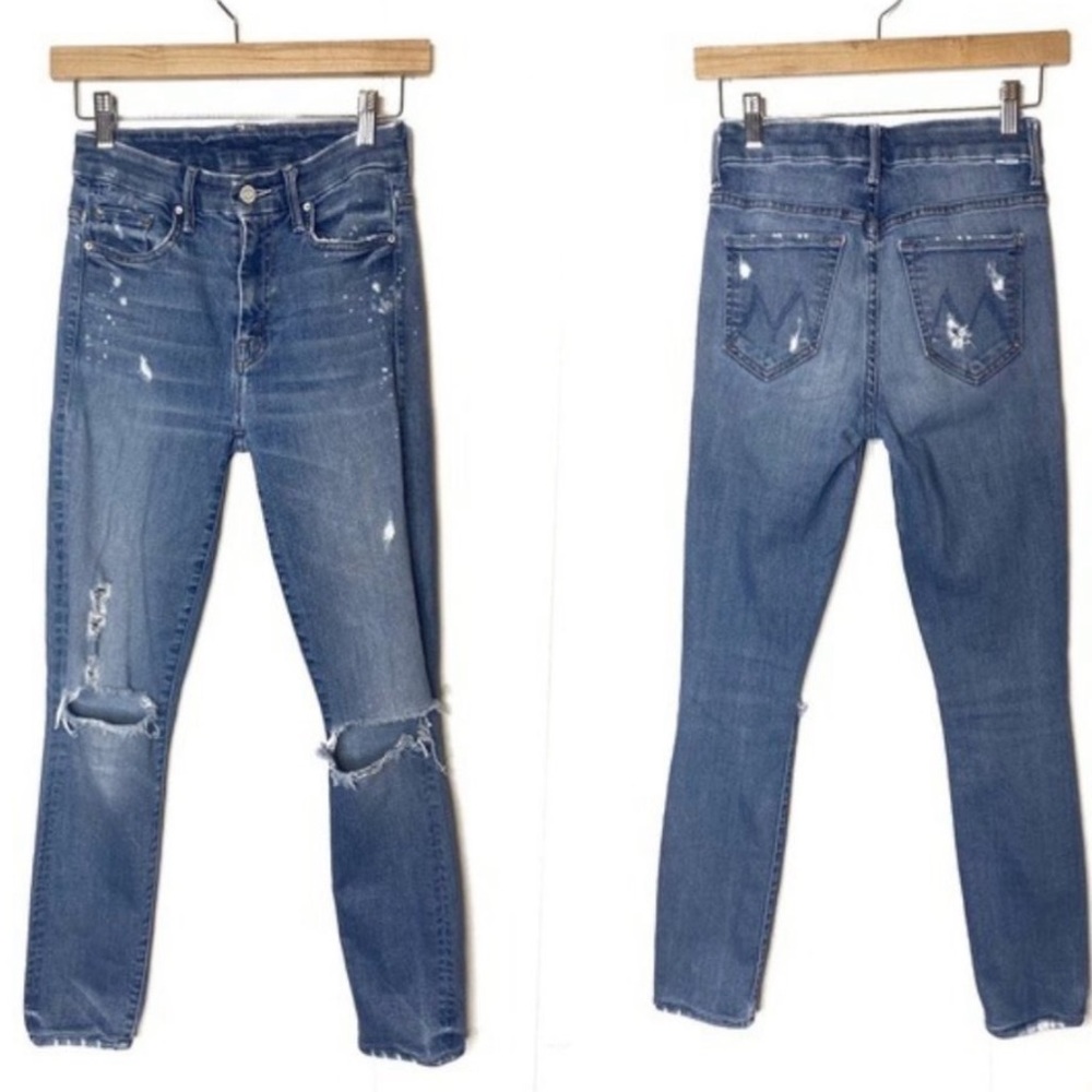 Mother | high waisted looker jeans in loud is how I love you 24